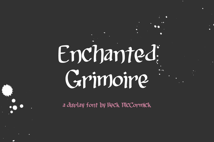 Enchanted Grimoire Font - A Tarot Font