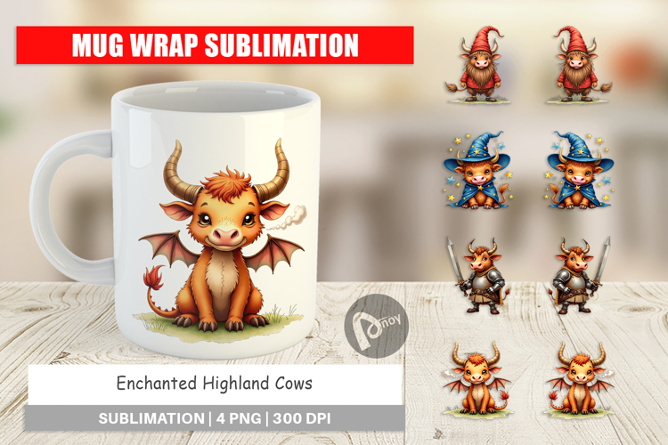 Cow Sublimation Designs Image 7