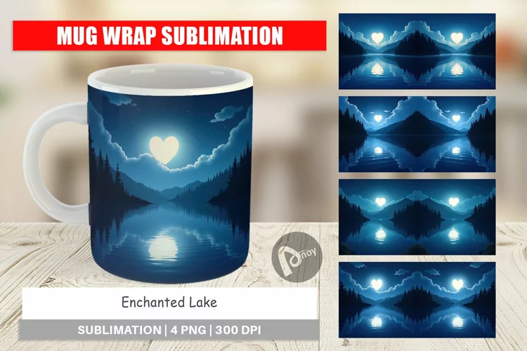 Mug Wrap Enchanted Lake