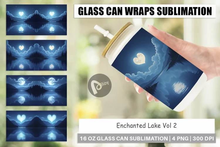 Glass Can Enchanted Lake