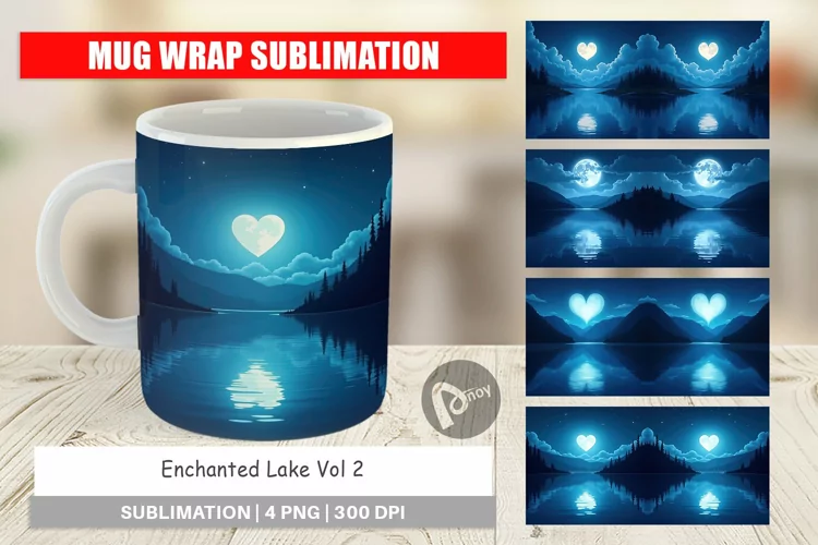 Mug Wrap Enchanted Lake
