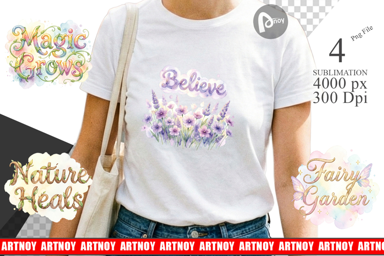 Enchanted Magic Flower Sublimation