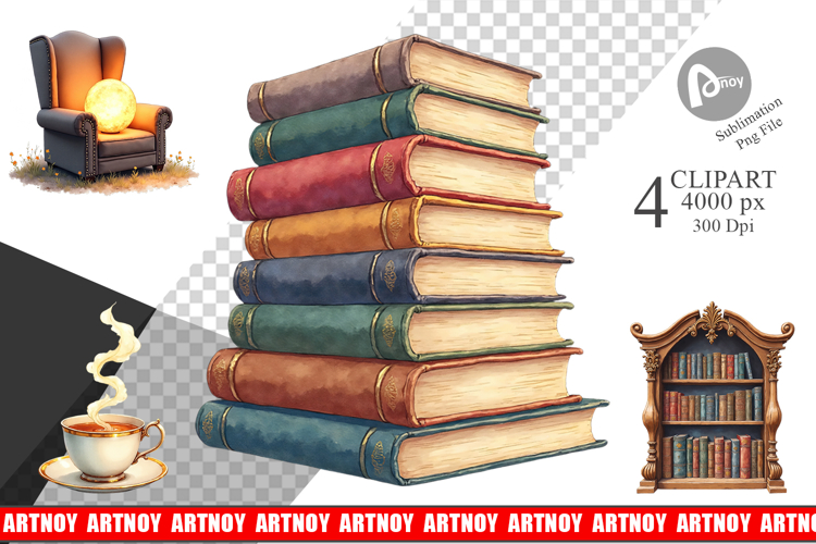 Enchanted Reading Nook Clipart