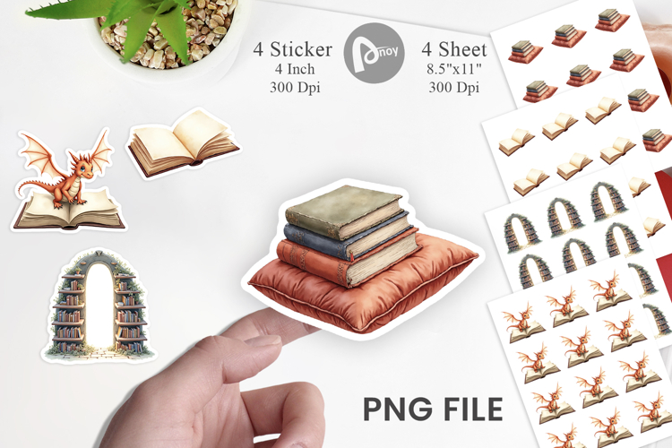 Enchanted Reading Nook Sticker