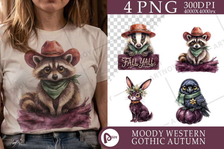 Midnight Prairie Pets Sublimation example image 1