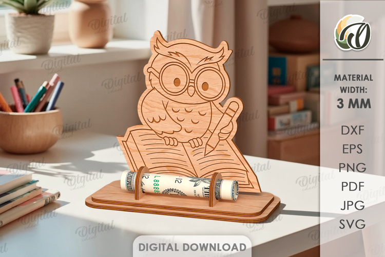 End of School Year Money Holder Laser Cut. Money Stand SVG