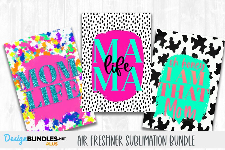 Mom Air Freshner Sublimation Set