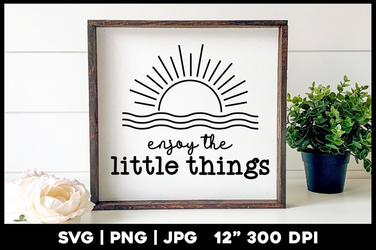 Enjoy the little things | Motivational example image 1
