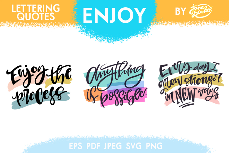 Enjoy Lettering Quotes