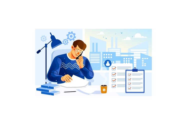 Businessman Clipart Image 23
