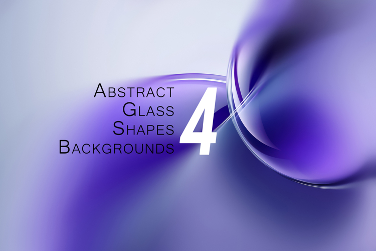 Abstract Glass Shapes Backgrounds