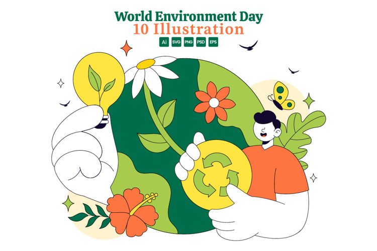 10 World Environment Day Illustration