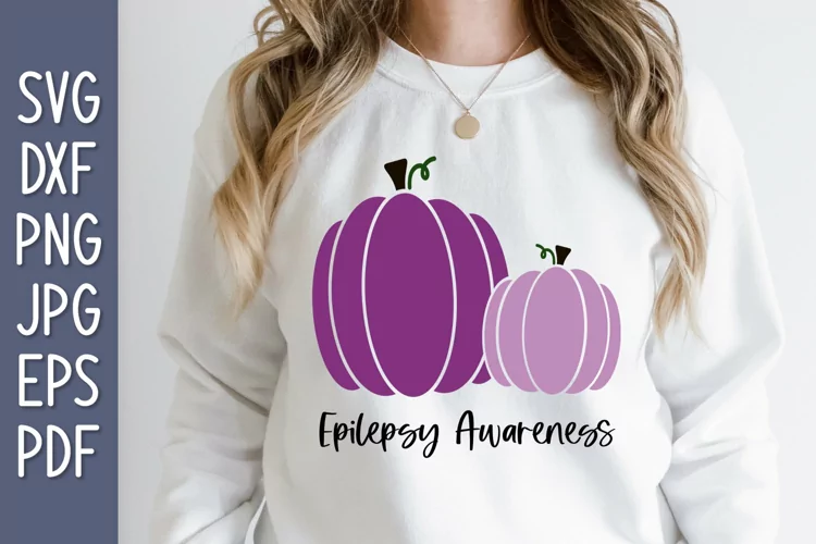 Epilepsy Awareness Pumpkins SVG