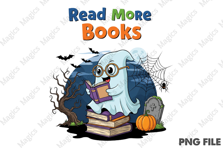 Book Halloween Ghost Read More Books Png