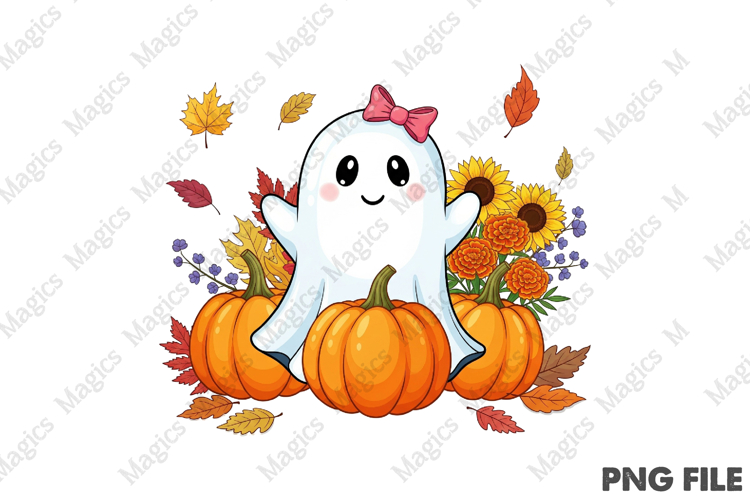 Halloween Fall Ghost PNG