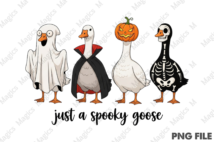 Just a Spooky Goose PNG