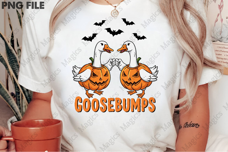 Halloween Goose Spooky Season Goosebumps example image 1