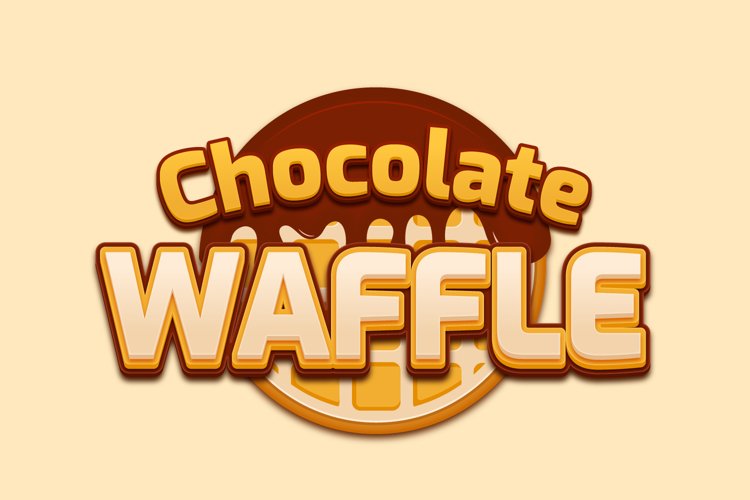 Chocolate waffle