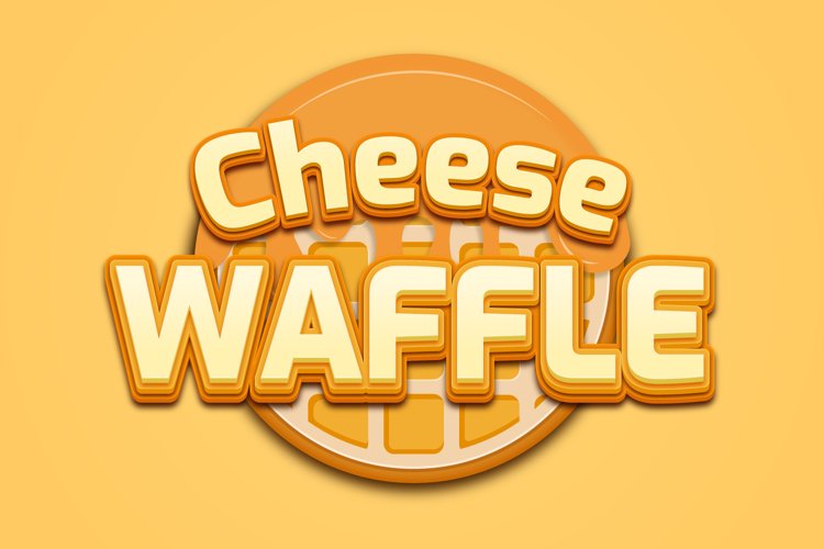 Cheese waffle
