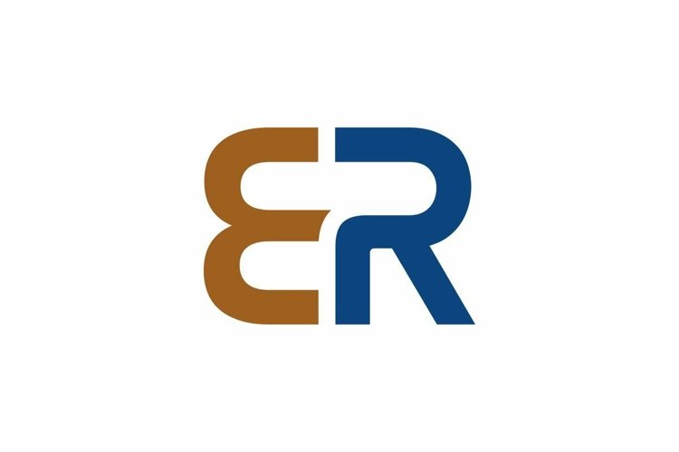 ER Logo design vector template example image 1