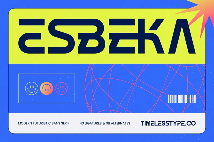 Esbeka - Modern Futuristic Sans Serif