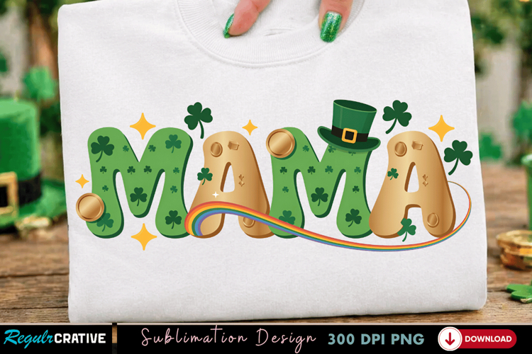 Mama Clover PNG T-shirt Design, mama png, clover mama png