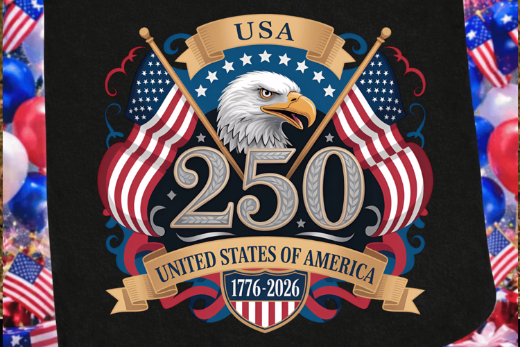 250 USA Sublimation PNG, 250 usa png, america 250, patriotic