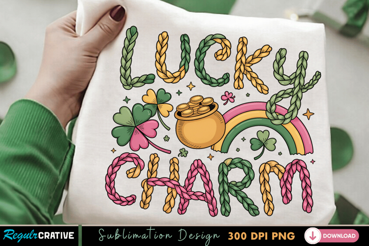 Lucky Charm Sublimation PNG, lucky charm png, st patricks