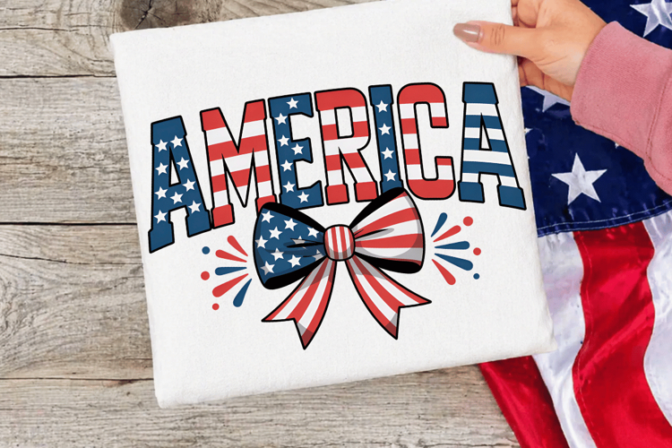 America Floral PNG T-shirt Design, america floral png, usa