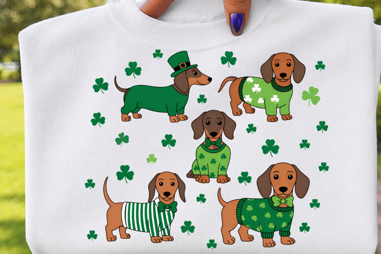 Lucky Dogs PNG T-shirt Design, dog png, lucky dog png