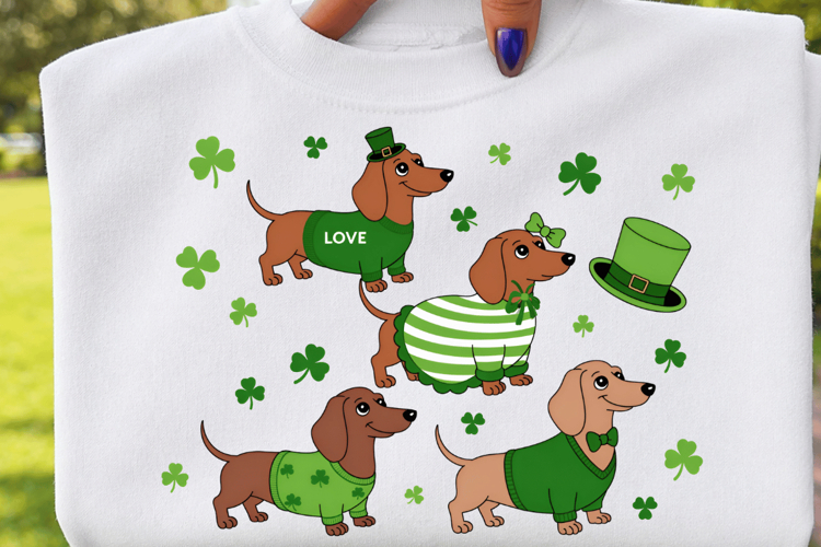 Funny Dogs St Patrick PNG T-shirt Design dog png, funny dog
