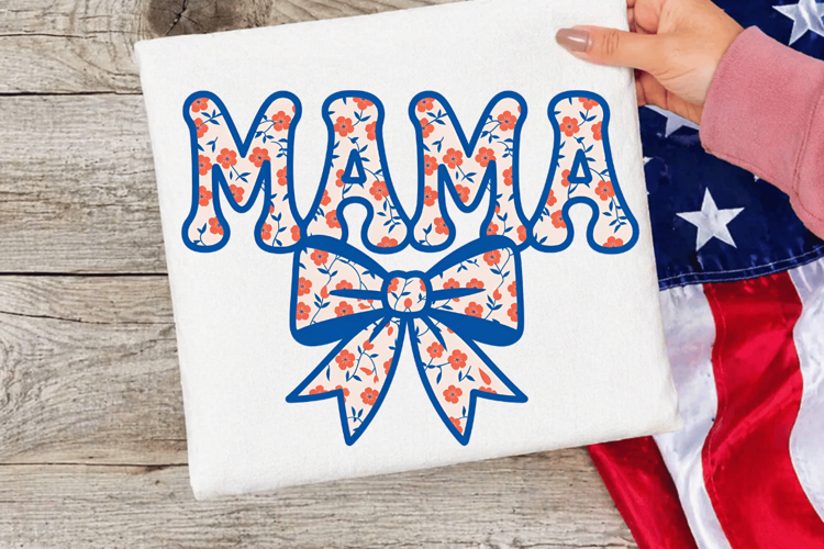 Mama USA Star PNG T-shirt Design, mama usa png, patriotic