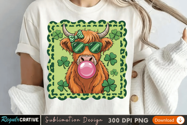 Vibrant Floral and Animal Sublimation PNG Design for T-Shirt