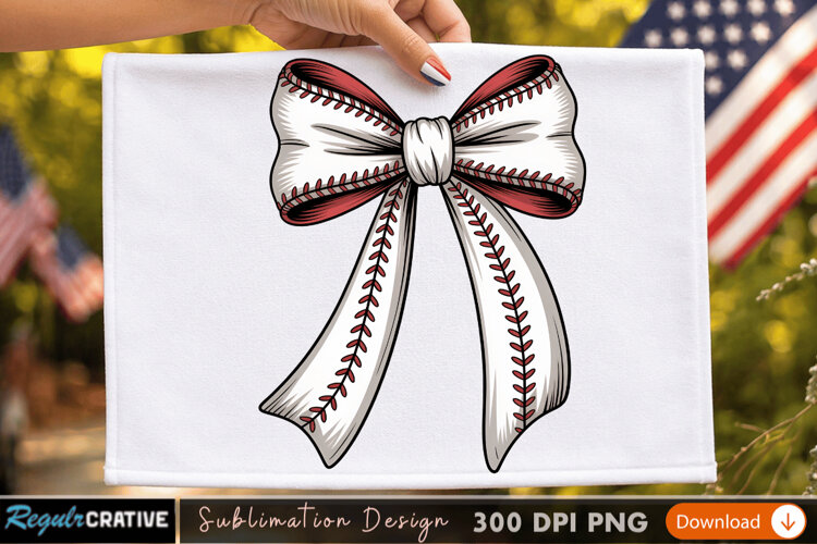 Elegant Bow Sublimation PNG Design for T-Shirt Printing example image 1