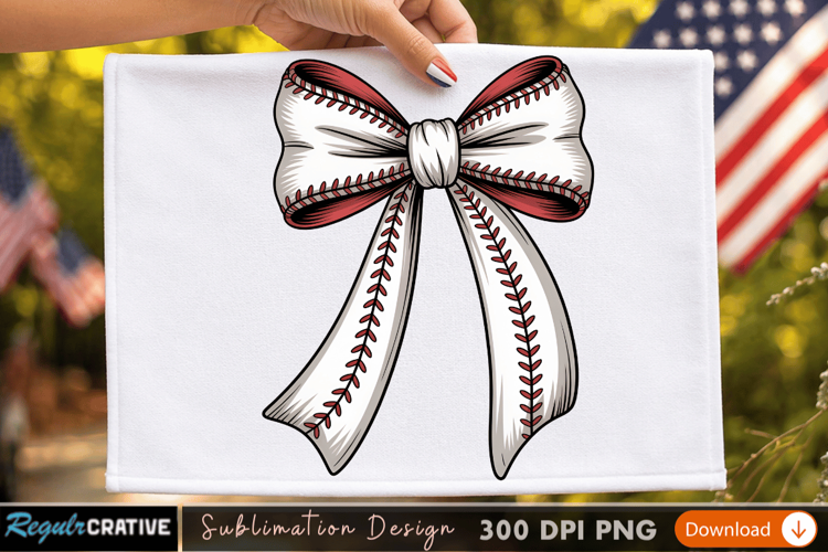 Elegant Bow Sublimation PNG Design for T-Shirt Printing