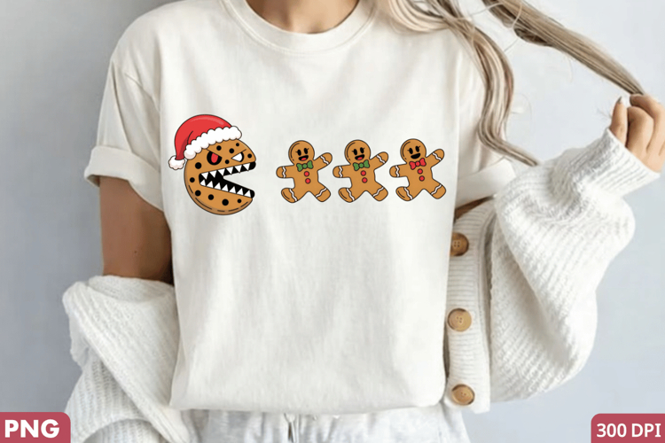 Santa Hat Gingerbread Men Sublimation & Laser Cut Design