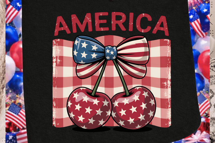 Sublimation Printable PNG Design: Patriotic Red, White