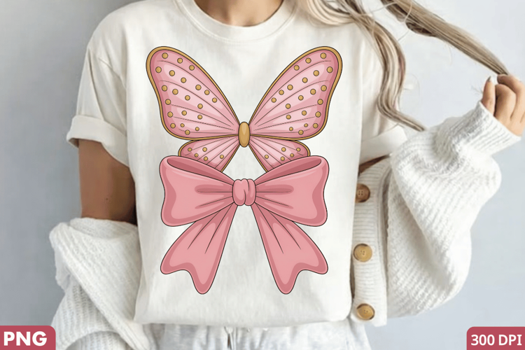 Elegant Pink Butterfly Sublimation Design ,DIY Crafts PNG