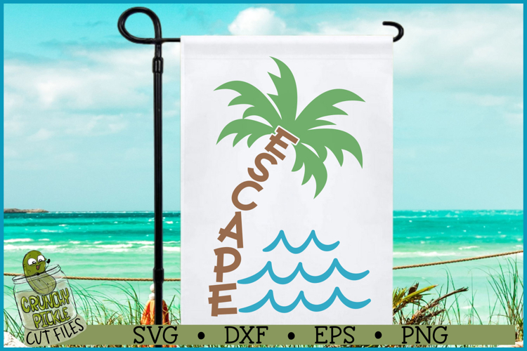 Escape Palm Tree SVG File example image 1