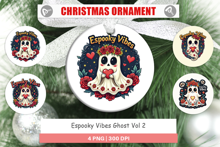 Espooky Ghost Ornament