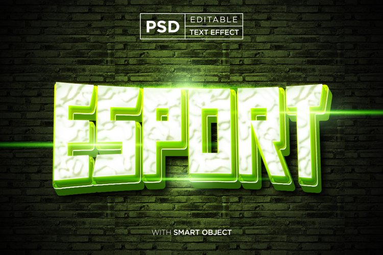 game esport editable text effect example image 1