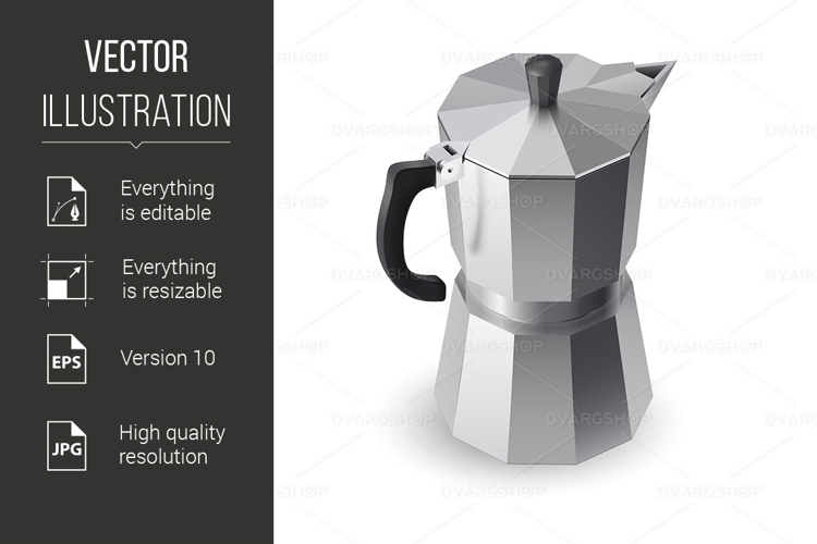 Metal coffee percolator