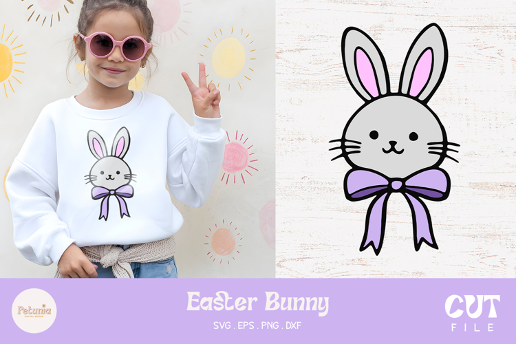 Cute Bunny SVG | Easter SVG