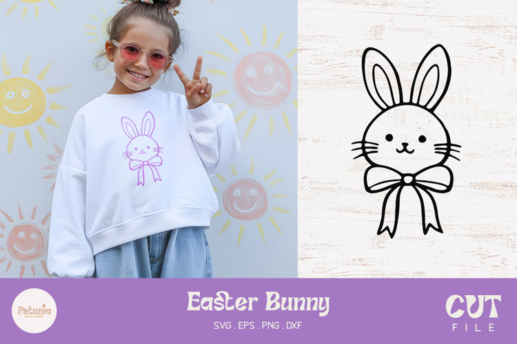 Cute Bunny SVG | Easter SVG