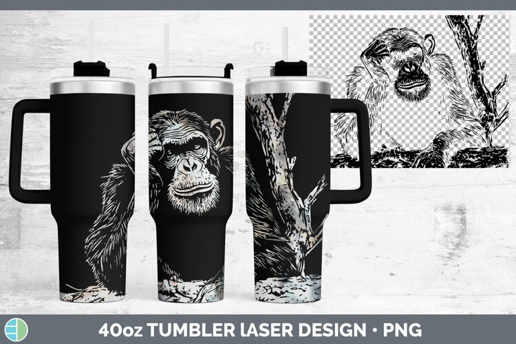 GorgeousEtch Laser 40oz Tumbler design.