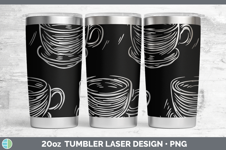Etch Coffee Cup Laser 20oz Tumbler Sublimation Tumbler Desig