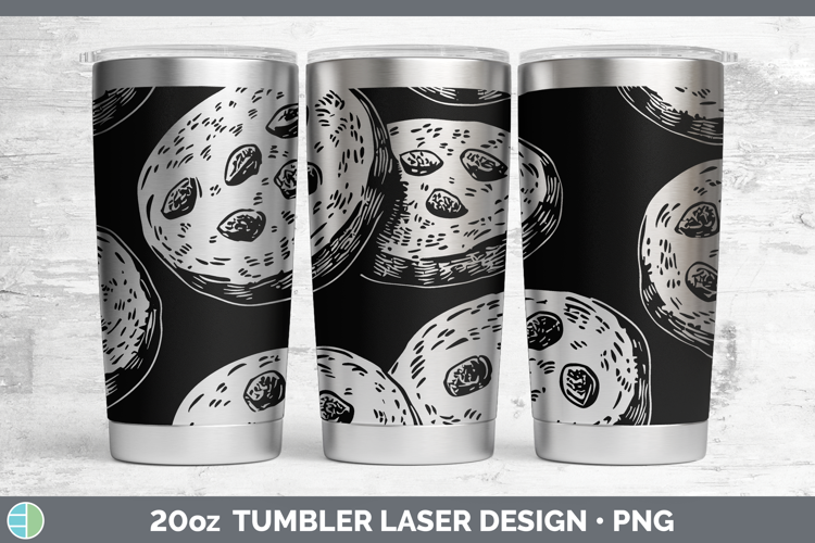 Etch Cookies Laser 20oz Tumbler Design