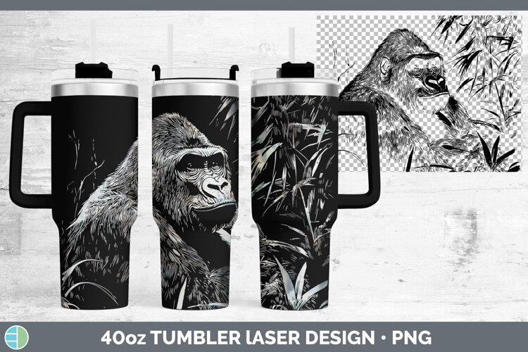 GorgeousEtch Laser 40oz Tumbler design.