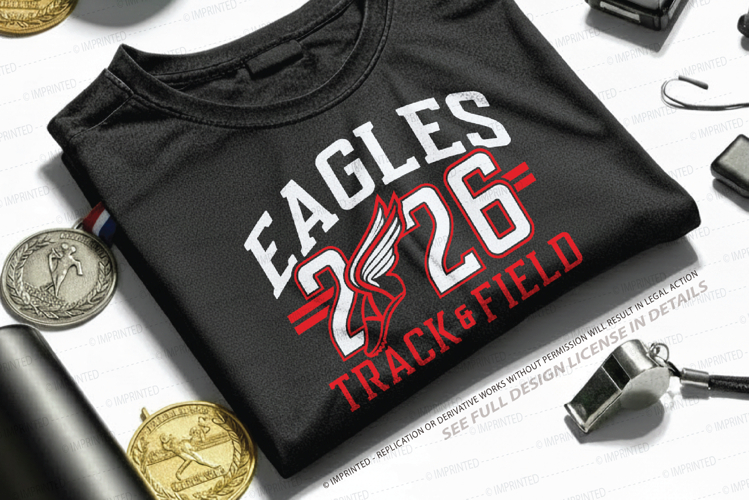 Eagle Track and Field SVG