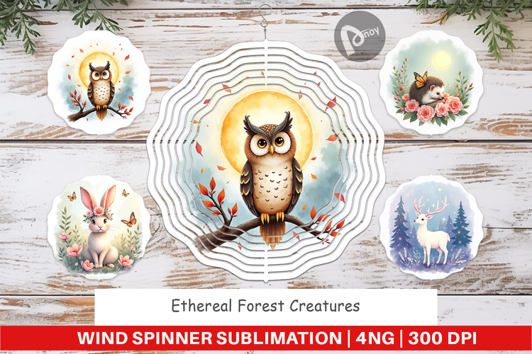 Wind Spinner Ethereal Forest Creatures